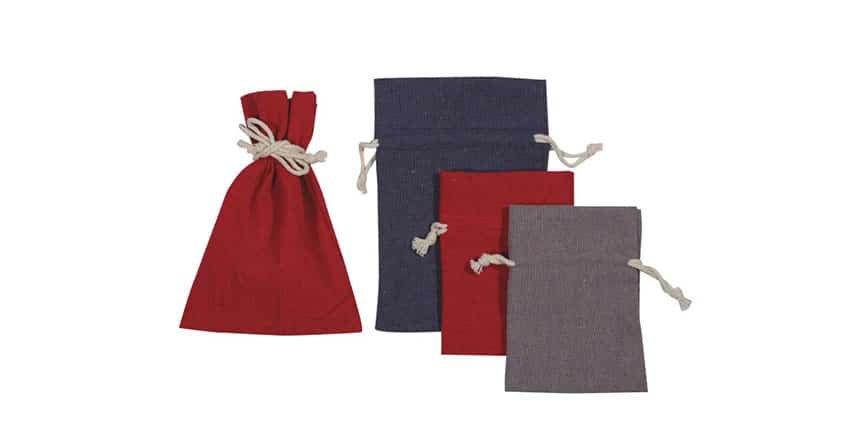 Sachet en jute